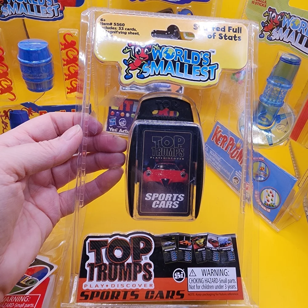 5 World's Smallest Miniature Toy Lot Lite Brite UNO Barrel Monkeys Kerplunk - Picture 7 of 7